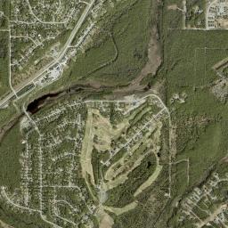 Knik-Fairview High Resolution Satellite Map