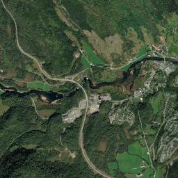 Gaular High Resolution Satellite Map