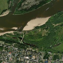 Koryazhma High Resolution Satellite Map