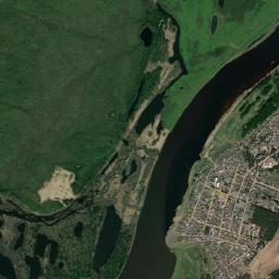 Yerbogachen High Resolution Satellite Map