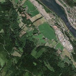 Øyer High Resolution Satellite Map