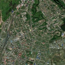 Kotlas High Resolution Satellite Map