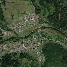 Ust’-Shonosha High Resolution Satellite Map