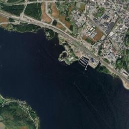 Brumunddal High Resolution Satellite Map