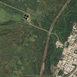 Hay River High Resolution Satellite Map