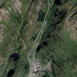 Vaksdal High Resolution Satellite Map