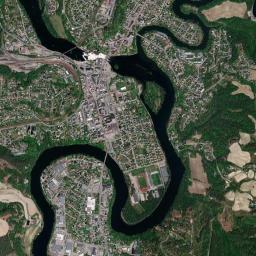 Hønefoss High Resolution Satellite Map