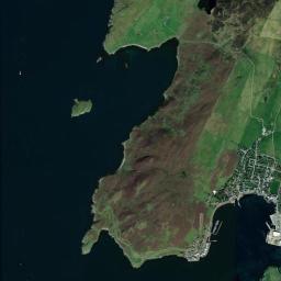 Scalloway High Resolution Satellite Map