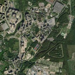 Novoye Devyatkino High Resolution Satellite Map