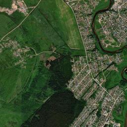 Kichmengskiy Gorodok High Resolution Satellite Map