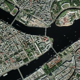 Saint Petersburg High Resolution Satellite Map