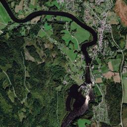 Hvittingfoss High Resolution Satellite Map