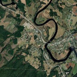 Gvarv High Resolution Satellite Map