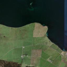 Orkney Islands High Resolution Satellite Map