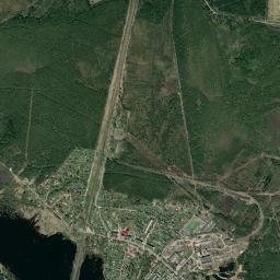 Tolmachevo High Resolution Satellite Map