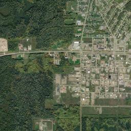 Fort Nelson High Resolution Satellite Map