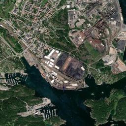 Oxelösund High Resolution Satellite Map