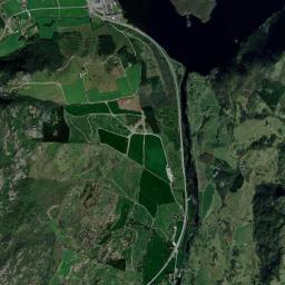 Bjerkreim High Resolution Satellite Map