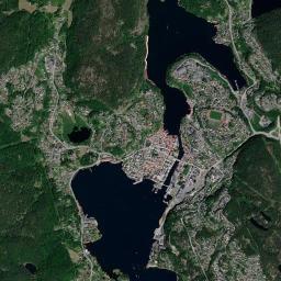 Flekkefjord High Resolution Satellite Map