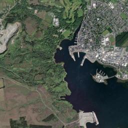 Stornoway High Resolution Satellite Map