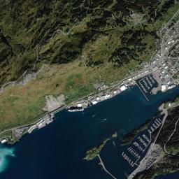 Kodiak High Resolution Satellite Map