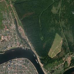 Kirensk High Resolution Satellite Map