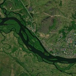 Tigil’ High Resolution Satellite Map