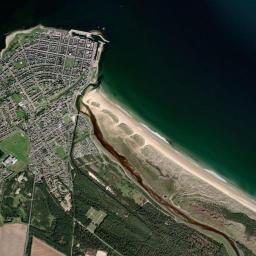 Lossiemouth High Resolution Satellite Map