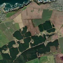 Portknockie High Resolution Satellite Map