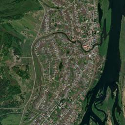 Kazachinskoye High Resolution Satellite Map