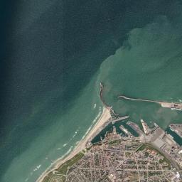 Hirtshals High Resolution Satellite Map