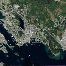 Sitka High Resolution Satellite Map