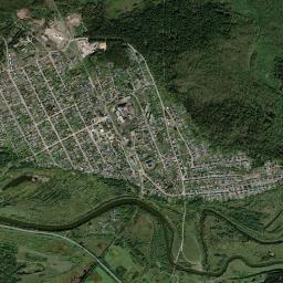 Lugovskoy High Resolution Satellite Map