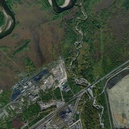 Novaya Chara High Resolution Satellite Map