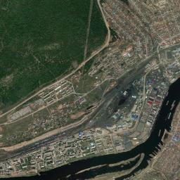 Ust’-Kut High Resolution Satellite Map