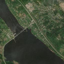 Ķegums High Resolution Satellite Map