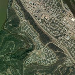 Fort McMurray High Resolution Satellite Map