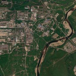 Neryungri High Resolution Satellite Map