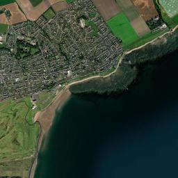 Carnoustie High Resolution Satellite Map