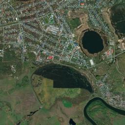 Isetskoye High Resolution Satellite Map