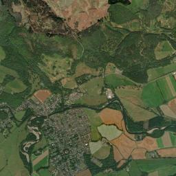 Comrie High Resolution Satellite Map