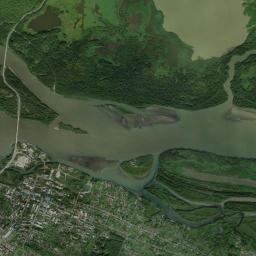 Klyuchi High Resolution Satellite Map