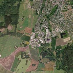 Hornslet High Resolution Satellite Map