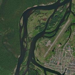 Kazachinskoye High Resolution Satellite Map