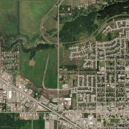 Fort St. John High Resolution Satellite Map