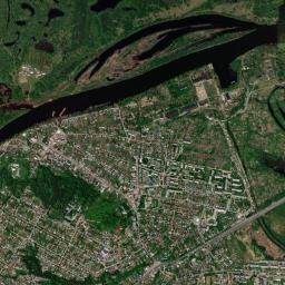 Gorokhovets High Resolution Satellite Map