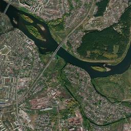 Kansk High Resolution Satellite Map
