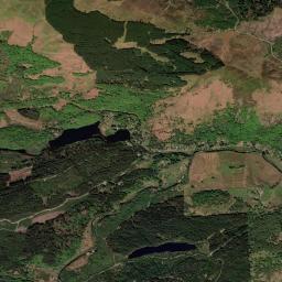 Pass of Aberfoyle, Loch Lomond and the Trossachs National Par Satellite Map