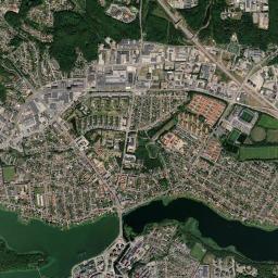 Silkeborg Kommune High Resolution Satellite Map