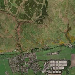 Menstrie High Resolution Satellite Map